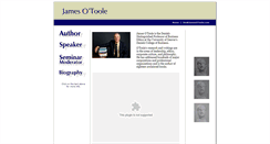 Desktop Screenshot of jamesotoole.com