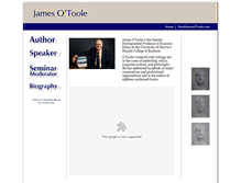 Tablet Screenshot of jamesotoole.com